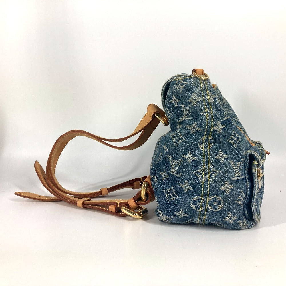 LOUIS VUITTON M95057 モノグラムデニム サックアドPM カバン リュック リュックサック モノグラムデニムキャンバス レディース ブルー - brandshop-reference
