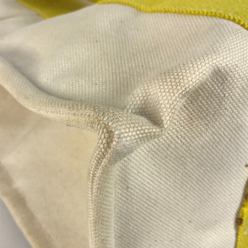 HERMES ボラボラPM ハンドバッグ カバン トートバッグ キャンバス ユニセックス イエロー - brandshop-reference