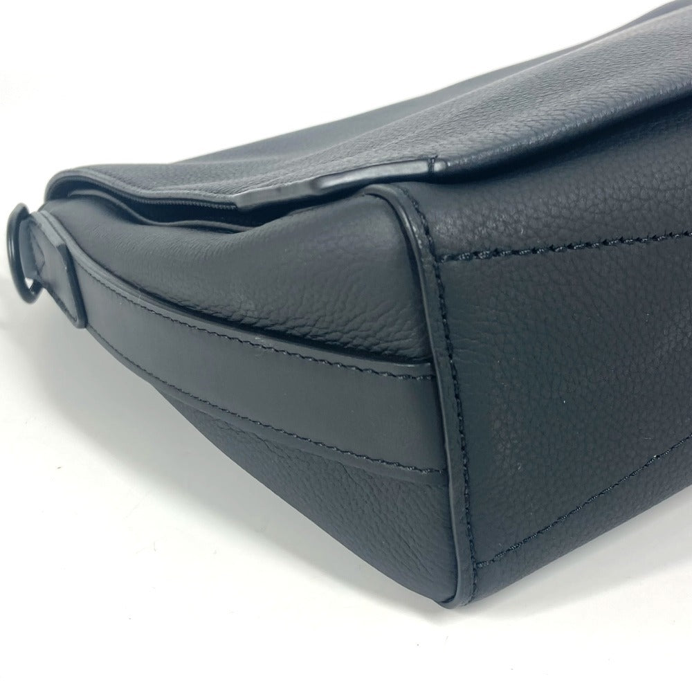 LOUIS VUITTON M57080 LV アエログラム テイクオフ･メッセンジャー 斜め掛け カバン フラップ ショルダーバッグ レザー ユニセックス ノワール ブラック - brandshop-reference