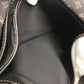 LOUIS VUITTON M40021 Monogram Minilan Aman Bag Crossbody Flap Shoulder Bag Monogram Minilan Canvas Women's Brown