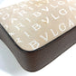 BVLGARI Logomania Logo Bag Shoulder Bag Leather/Canvas Unisex Beige
