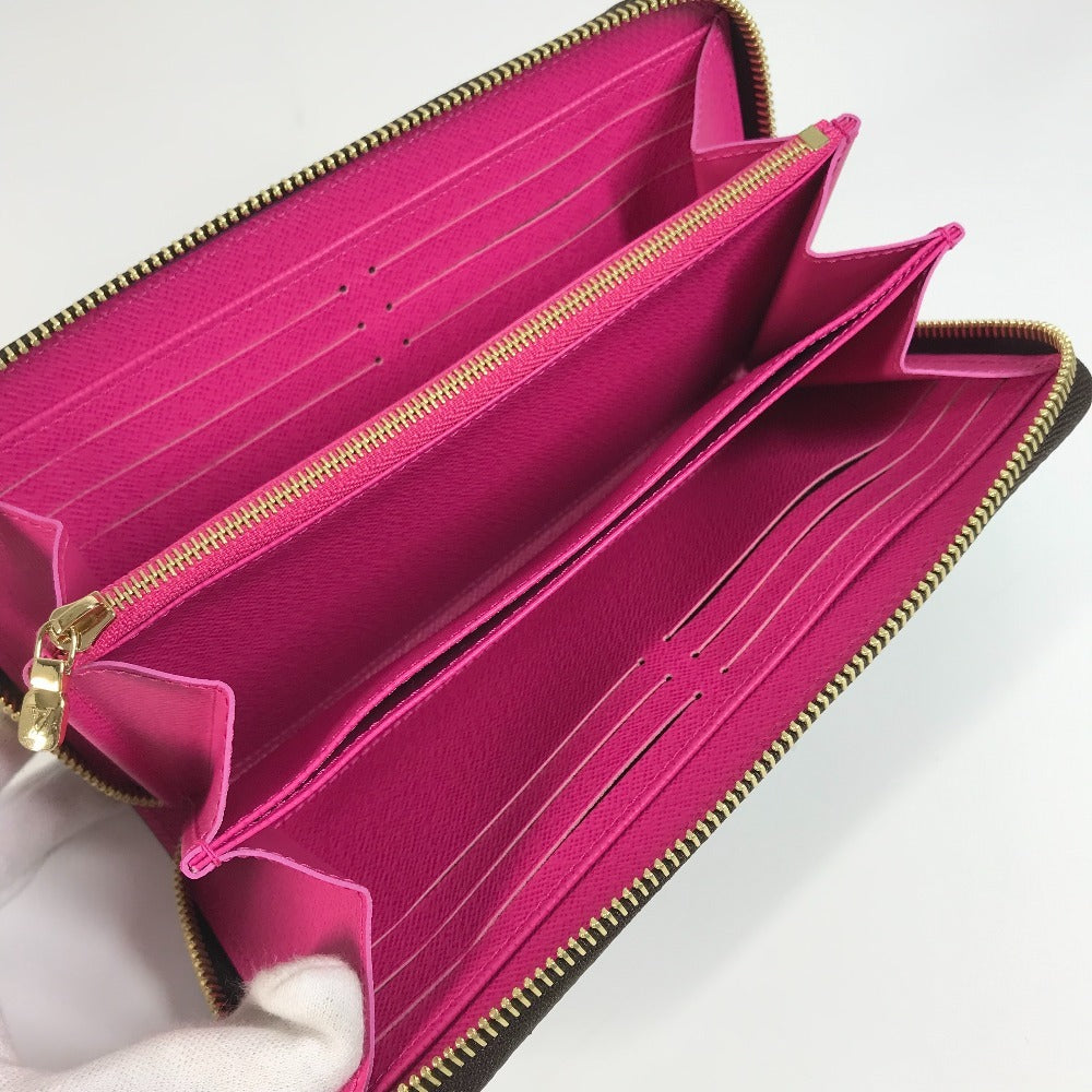 LOUIS VUITTON M14162 Japan Limited LV × TM Zippy Wallet Monogram Takashi Murakami Round Zipper Long Wallet Monogram Canvas Unisex Brown