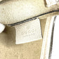 GUCCI 500984 Logo Bag Pouch Clutch Bag Leather Unisex White