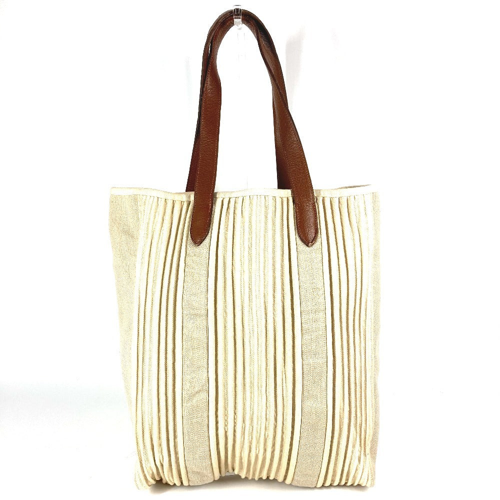 HERMES 카바스 캘리컷백 토트백 숄더 세로토트 숄더백 가죽/캔버스 남여 공용 베이지