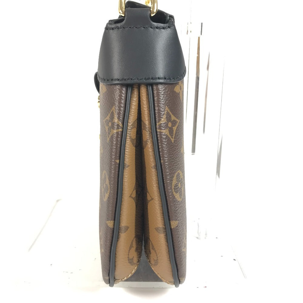 LOUIS VUITTON M46659 モノグラム モノグラムリバース トゥイニー チェーンバッグ カバン 肩掛け ショルダーバッグ モノグラムキャンバス レディース ブラウン