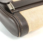 HERMES Equi Pouch Flap Bag Second Bag Clutch Bag Leather/Canvas Unisex Beige