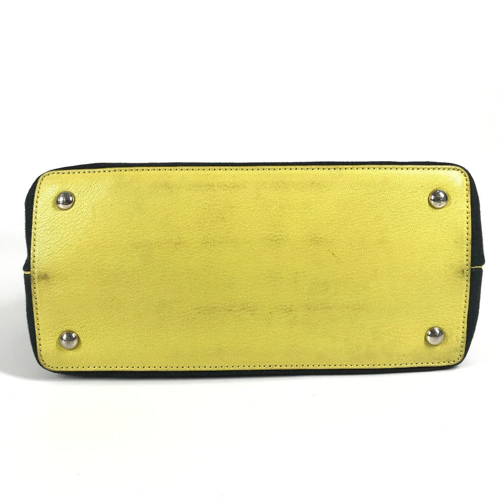 FENDI 8BH253 Petit Toujours Bolso Petit Toujours Bolso Tote Bolso Denim Mujer Azul