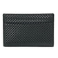 TIFFANY&Co. Diamond Point Business Card Holder Pass Case Card Case Leather Unisex Black