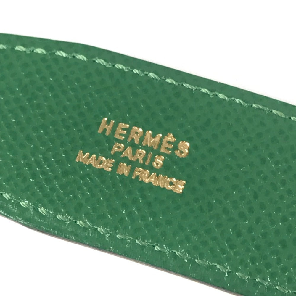 HERMES 빈티지 H 벨트 버클 벨트 액세서리 바지 벨트 벨트 가죽 여성 옐로우