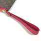 LOUIS VUITTON M60677 Monogram Pochette Pallas Pouch Bag Second Bag with Strap Clutch Bag Monogram Canvas Women's Rose Pink
