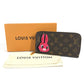 Louis Vuitton M83689 Monogram Nicolas Ghesquière Zippy Wallet Round Zipper Long Wallet Monogram Canvas Wanita Pink