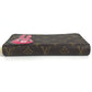 Louis Vuitton M83689 Monogram Nicolas Ghesquière Zippy Wallet Round Zipper Long Wallet Monogram Canvas Wanita Pink