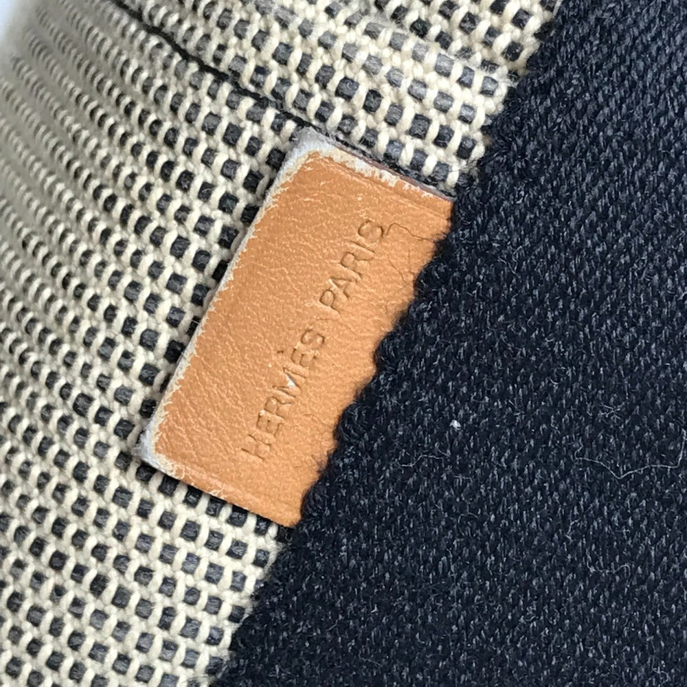 Hermes Saxo Mm Saxo Mm Bag Handbag Canvas Ladies Black