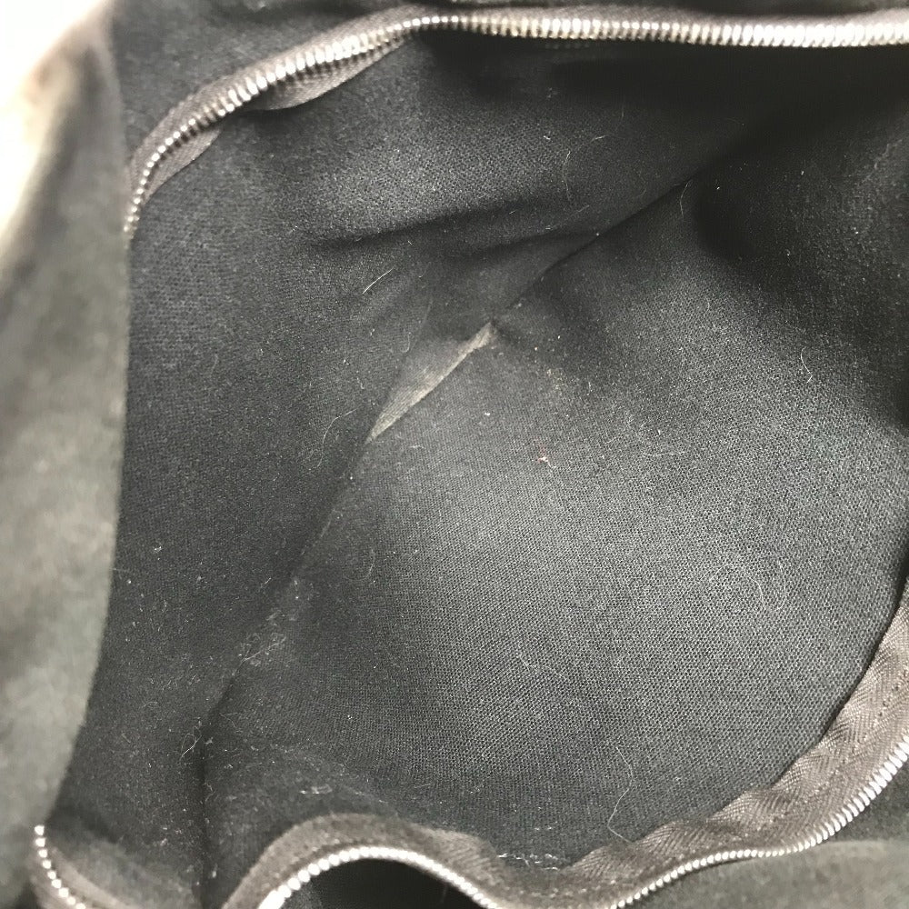 Hermes Saxo Mm Saxo Mm Bag Handbag Canvas Ladies Black