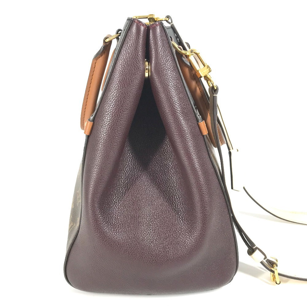 LOUIS VUITTON M45409 Monogram Fold Tote MM Bag Shoulder Bag Crossbody 2WAY Bag Handbag Monogram Canvas Women's Brown