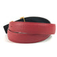 HERMES H Belt H Belt Constance Bottoms Belt Belt Leather Ladies Red x Black