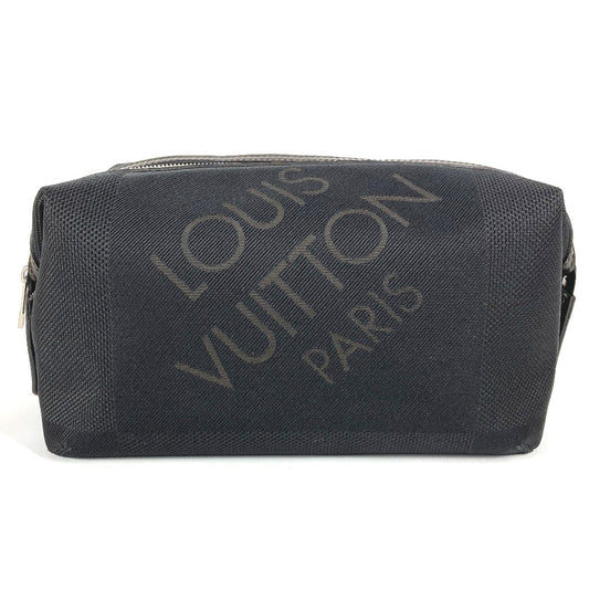 LOUIS VUITTON M93091 Damier Jean Truth Albatross Pouch Clutch Bag Second Bag Damier Jean Canvas Men's Black
