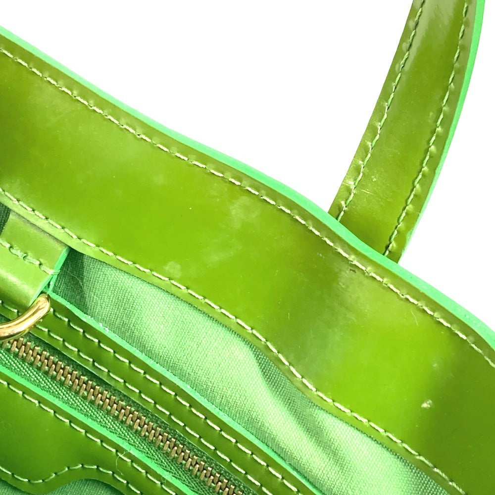 LOUIS VUITTON M93645 Monogram Vernis Wilshire Boulevard Tote Bag Bag Handbag Monogram Vernis Canvas Ladies Vernis Tonic Green