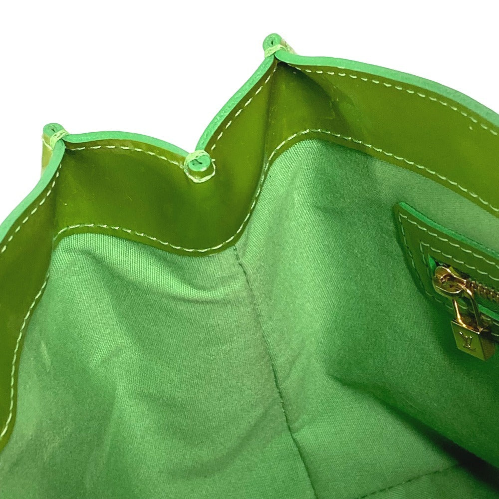 LOUIS VUITTON M93645 Monogram Vernis Wilshire Boulevard Tote Bag Bag Handbag Monogram Vernis Canvas Ladies Vernis Tonic Green