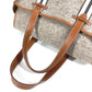 HERMES Camille Shoulder Bag Shoulder Tote Bag Felt Unisex Gray
