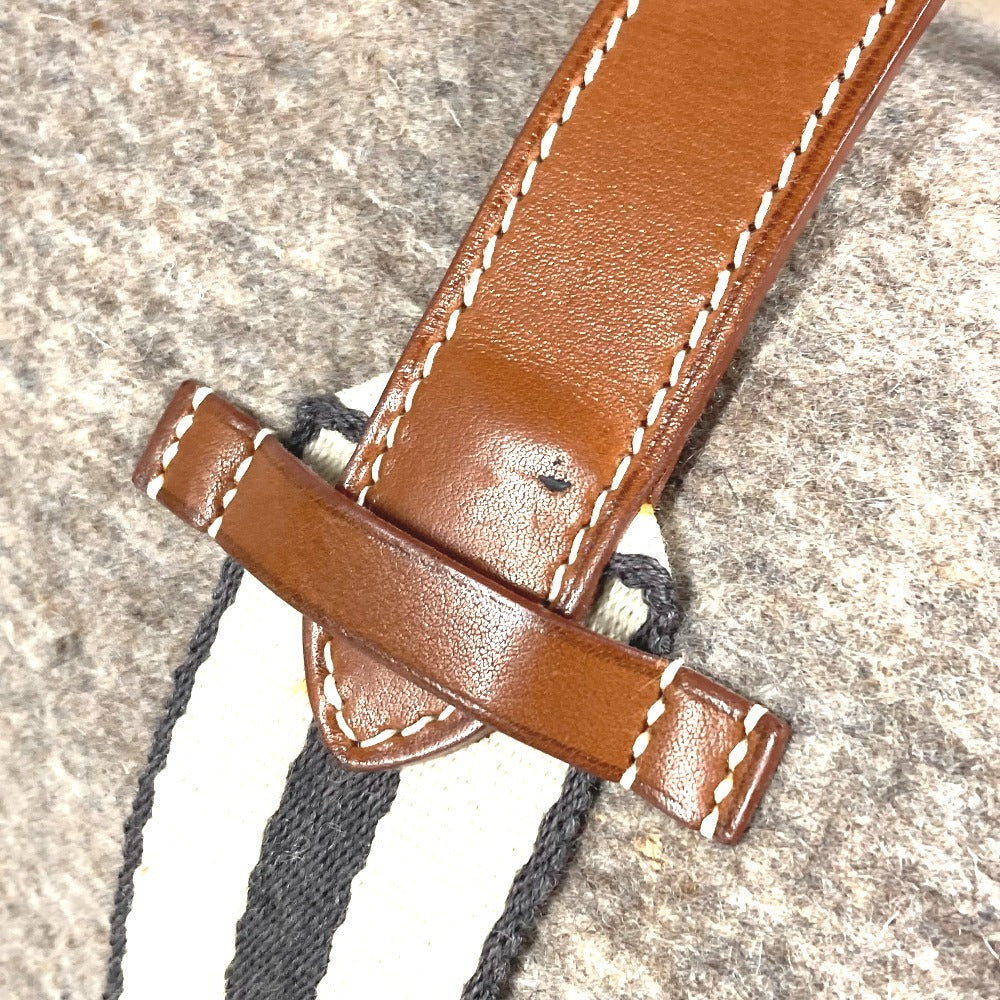 HERMES Camille Shoulder Bag Shoulder Tote Bag Felt Unisex Gray