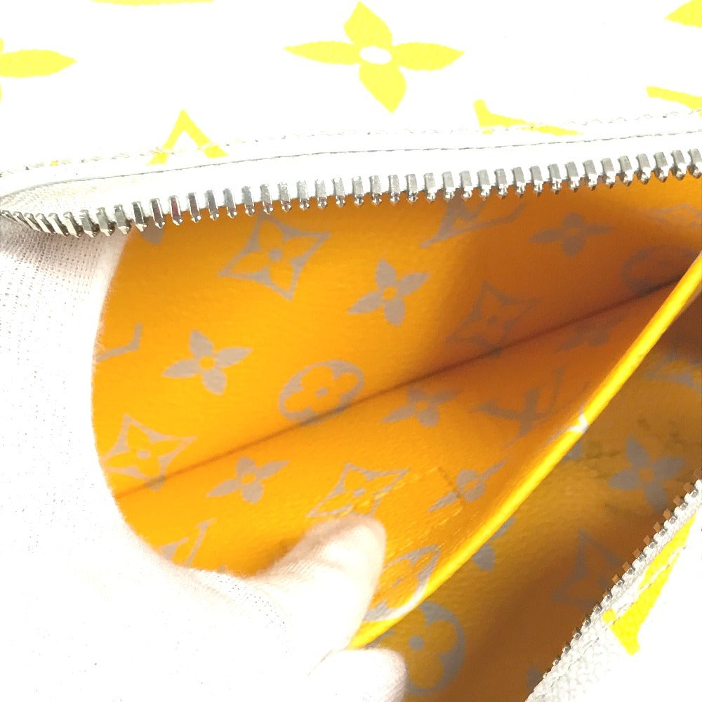 LOUIS VUITTON M24536 Monogram Glow Locker Dop Kit Pouch Clutch Bag Second Bag Canvas Men's Gray