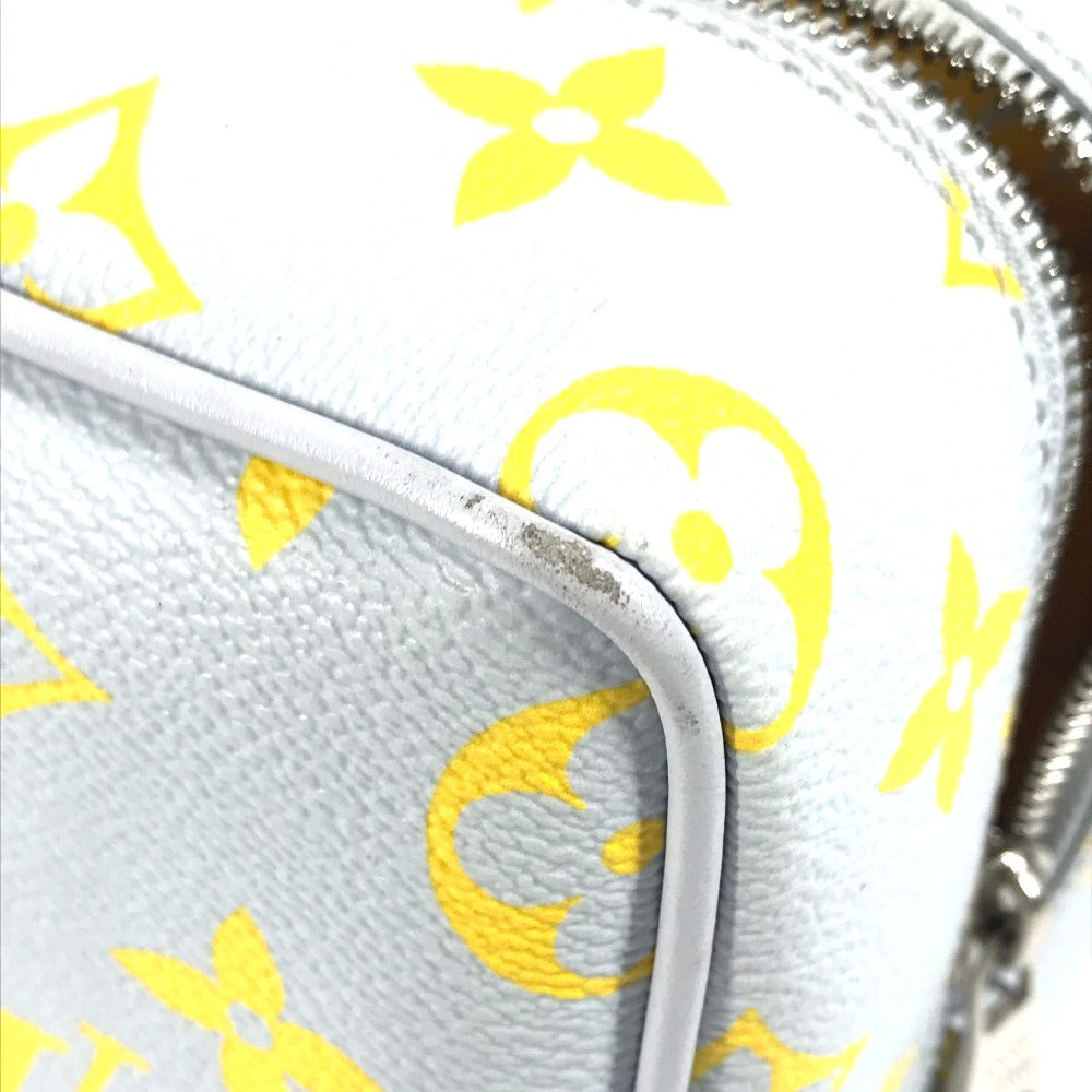 LOUIS VUITTON M24536 Monogram Glow Locker Dop Kit Pouch Clutch Bag Second Bag Canvas Men's Gray