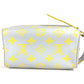 LOUIS VUITTON M24536 Monogram Glow Locker Dop Kit Pouch Clutch Bag Second Bag Canvas Men's Gray