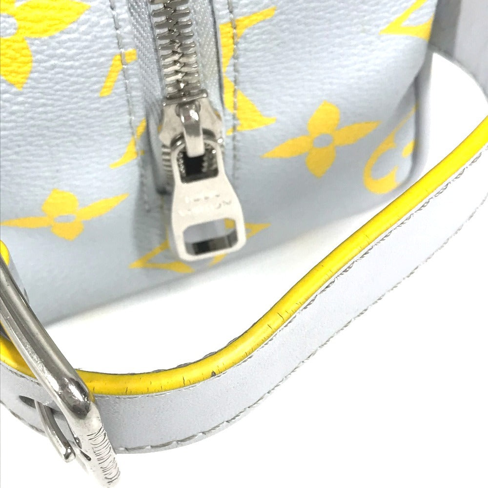 LOUIS VUITTON M24536 Monogram Glow Locker Dop Kit Pouch Clutch Bag Second Bag Canvas Men's Gray