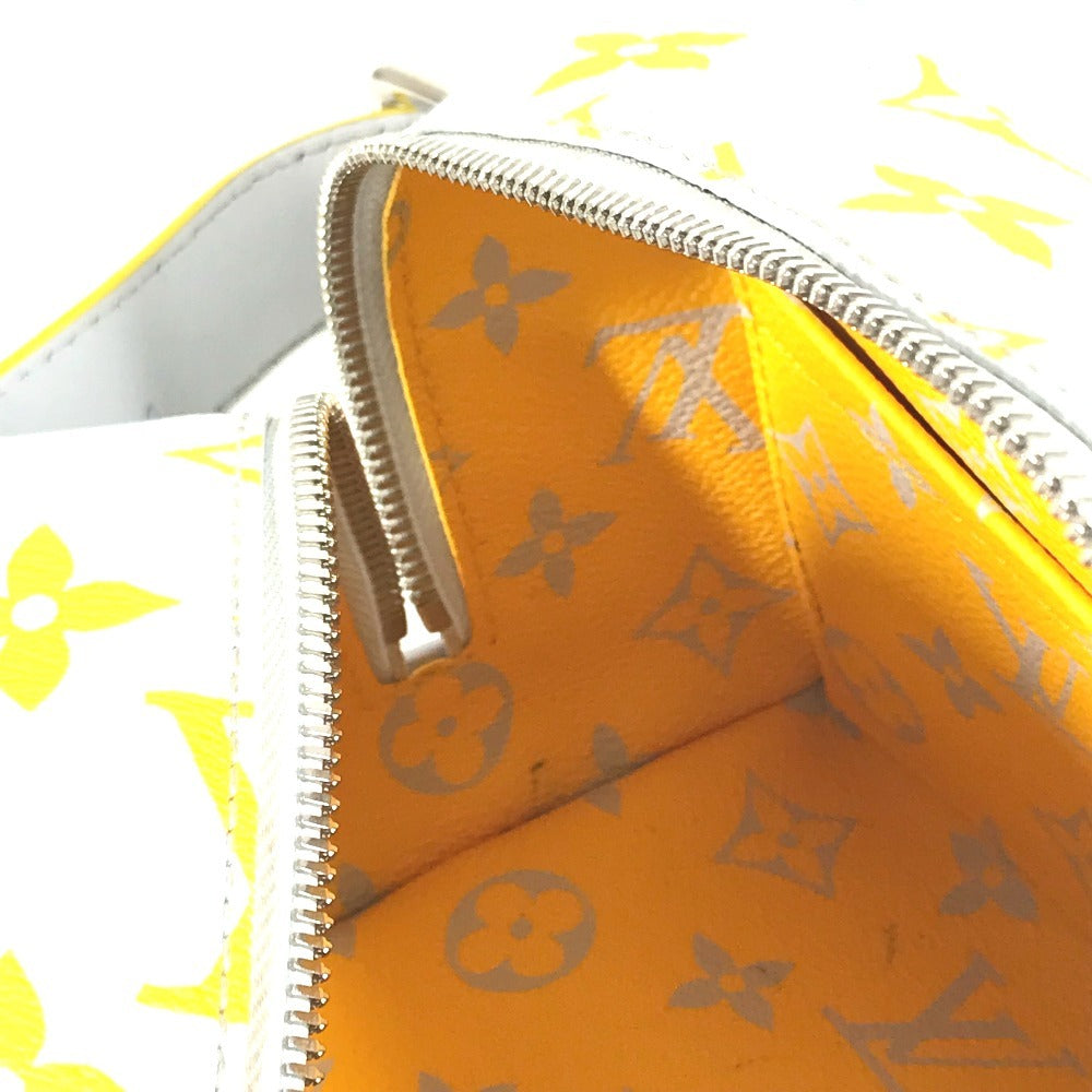 LOUIS VUITTON M24536 Monogram Glow Locker Dop Kit Pouch Clutch Bag Second Bag Canvas Men's Gray