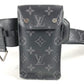 LOUIS VUITTON M0235U Monogram Eclipse Suntulle Utility 35MM Bag Belt Bag Body Bag Waist Bag Monogram Eclipse Canvas Men's Black