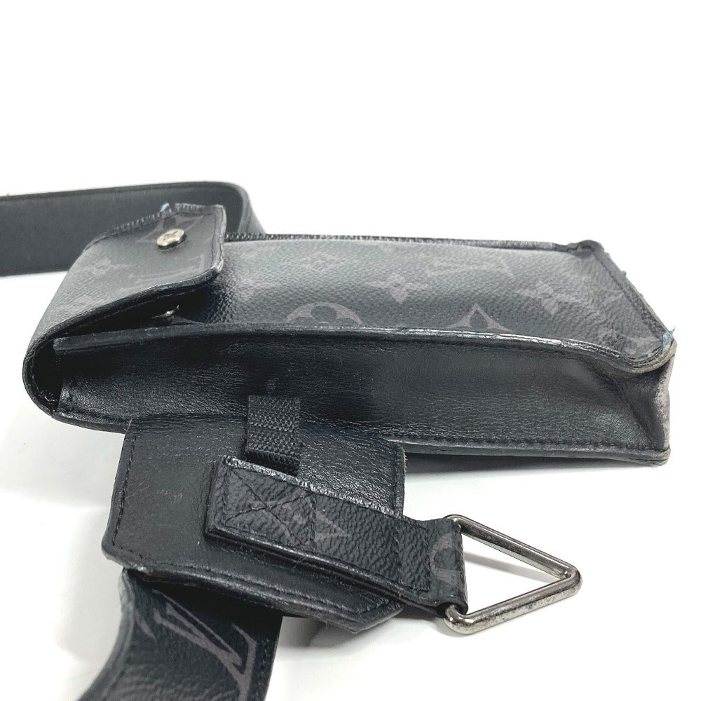 LOUIS VUITTON M0235U Monogram Eclipse Suntulle Utility 35MM Bag Belt Bag Body Bag Waist Bag Monogram Eclipse Canvas Men's Black