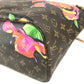 Louis Vuitton M48613 Monogram Rose Neverfull MM Bahu Bahu Tote Tote Bag Monogram Kanvas Wanita Coklat