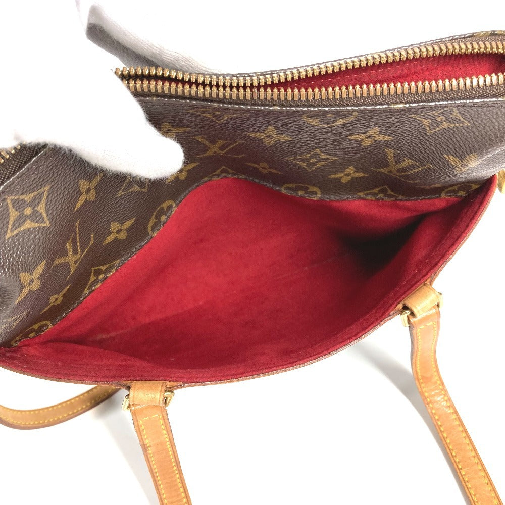 Louis vuitton m51141 monogram kuusan gm kuusan gm beg tote beg bahu beg monogram kanvas wanita coklat