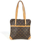 Louis vuitton m51141 monogram kuusan gm kuusan gm beg tote beg bahu beg monogram kanvas wanita coklat