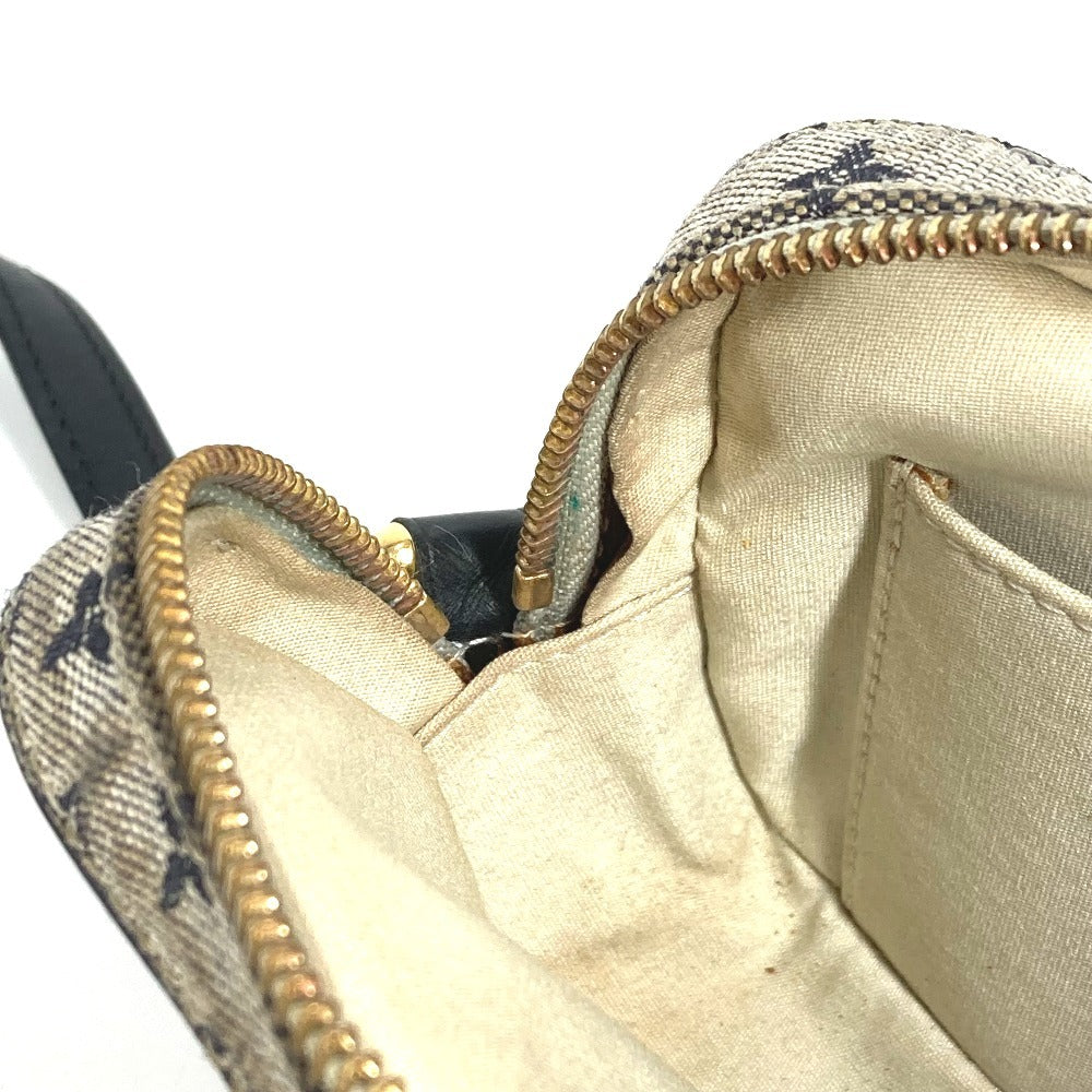 Louis Vuitton M92217 Monogram Mini Juliet Bag Crossbody Pochette Beg Monogram Mini Kanvas Wanita Biru