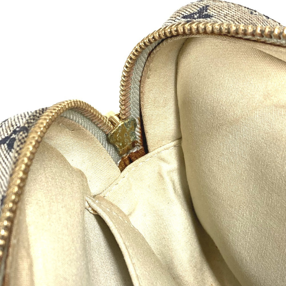 Louis Vuitton M92217 Monogram Mini Juliet Bag Crossbody Pochette Beg Monogram Mini Kanvas Wanita Biru