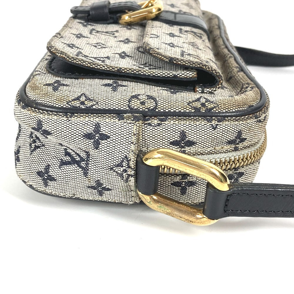Louis Vuitton M92217 Monogram Mini Juliet Bag Crossbody Pochette Beg Monogram Mini Kanvas Wanita Biru