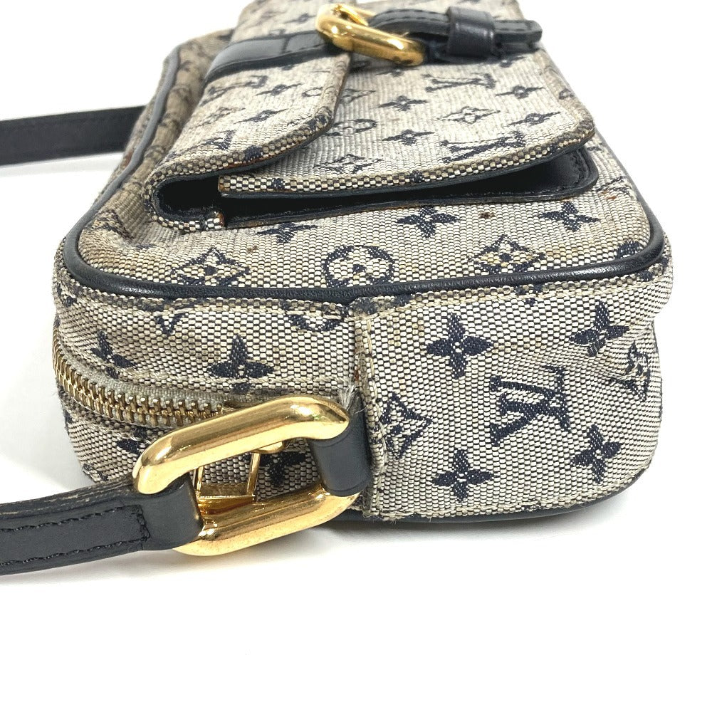 Louis Vuitton M92217 Monogram Mini Juliet Bag Crossbody Pochette Beg Monogram Mini Kanvas Wanita Biru