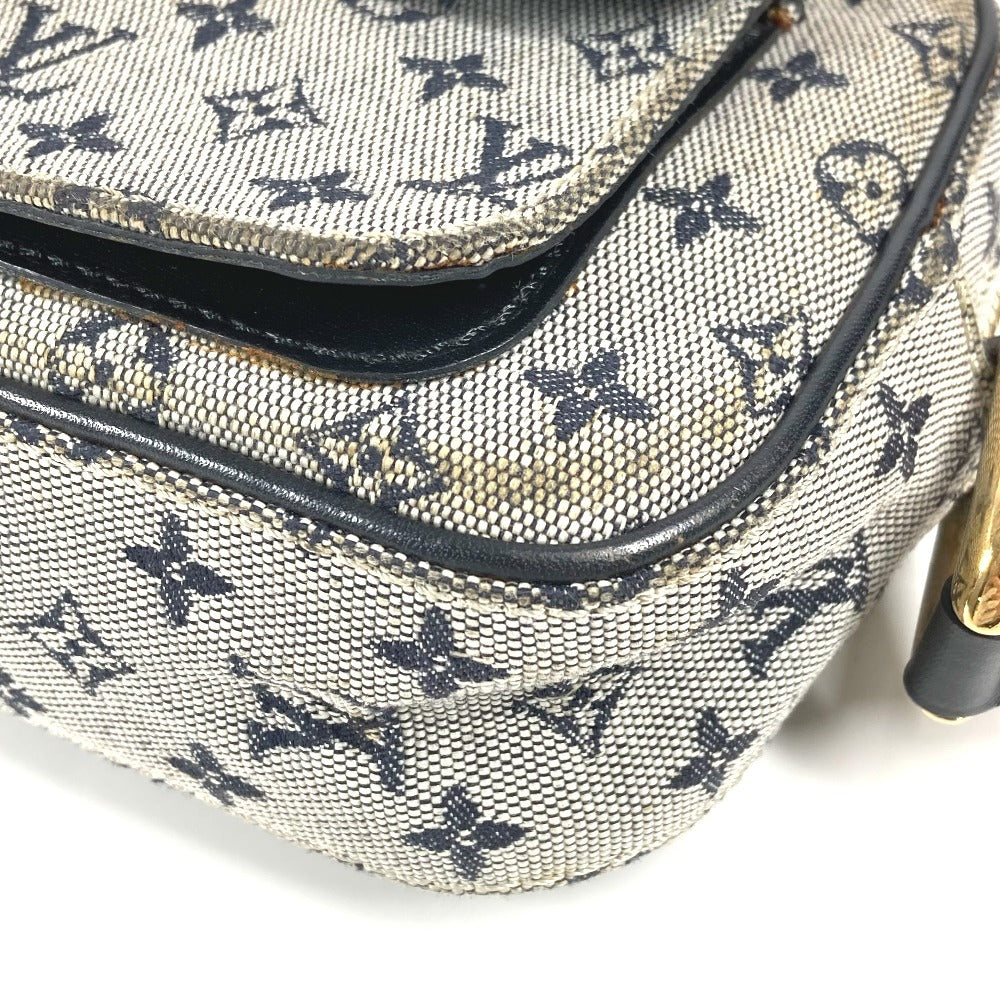 Louis Vuitton M92217 Monogram Mini Juliet Bag Crossbody Pochette Beg Monogram Mini Kanvas Wanita Biru