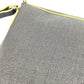 BVLGARI Collezione S.Bulgari Logo Bag Crossbody Pochette Shoulder Bag PVC/Leather Unisex Gray