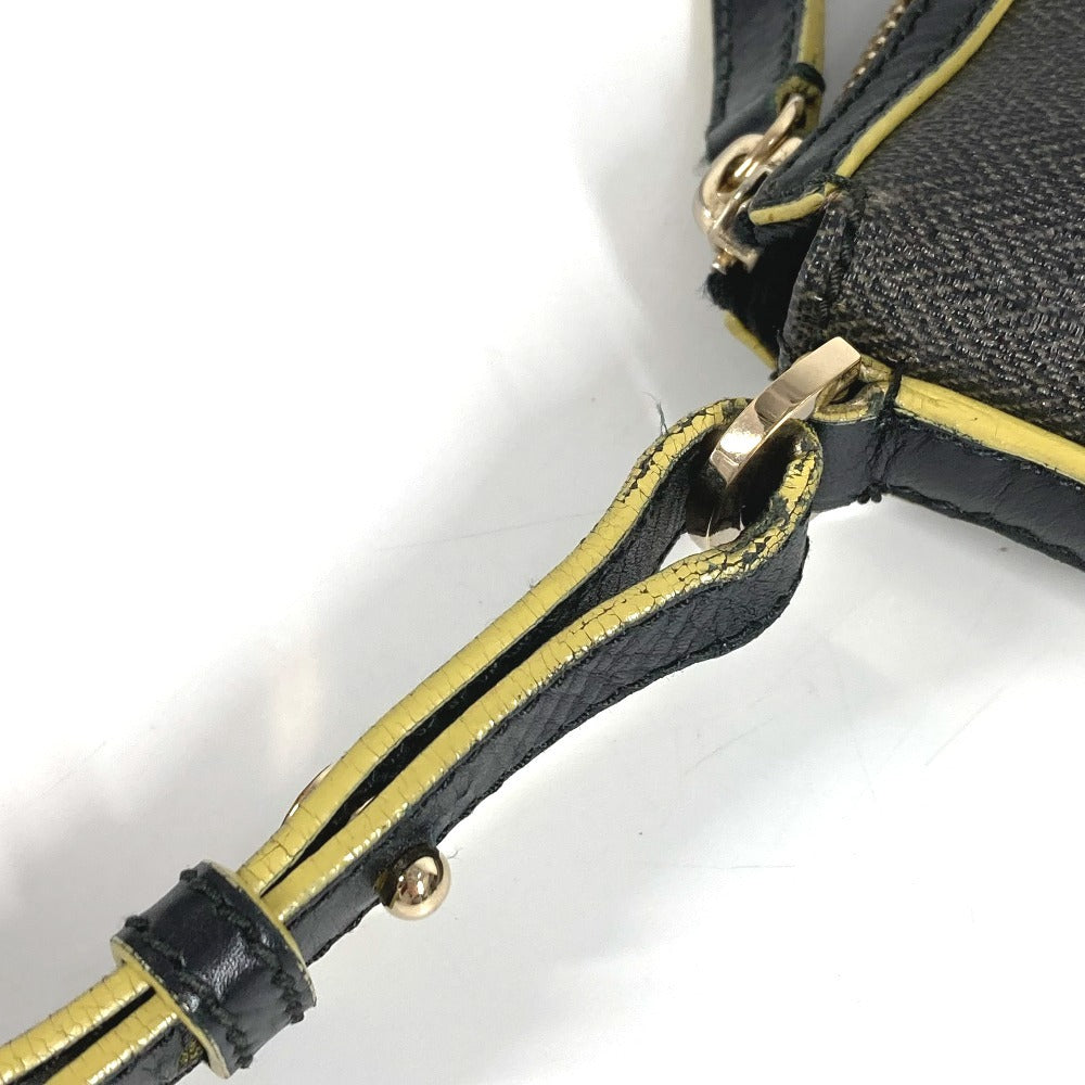 BVLGARI Collezione S.Bulgari Logo Bag Crossbody Pochette Shoulder Bag PVC/Leather Unisex Gray