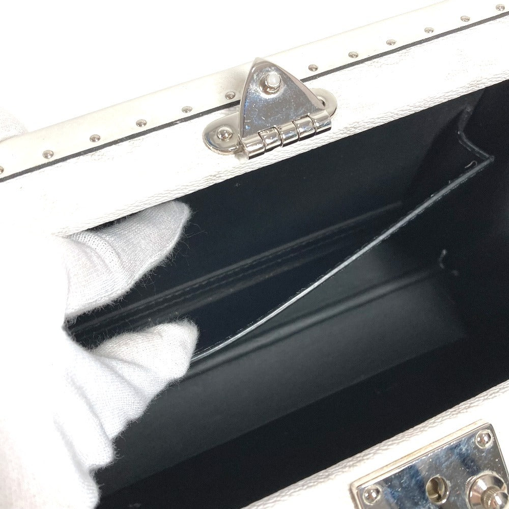 Louis Vuitton M11049 Taigarama Clutch Box Bag Crossbody Pochette Box Clutch Bag bahu beg monogram kanvas wanita putih