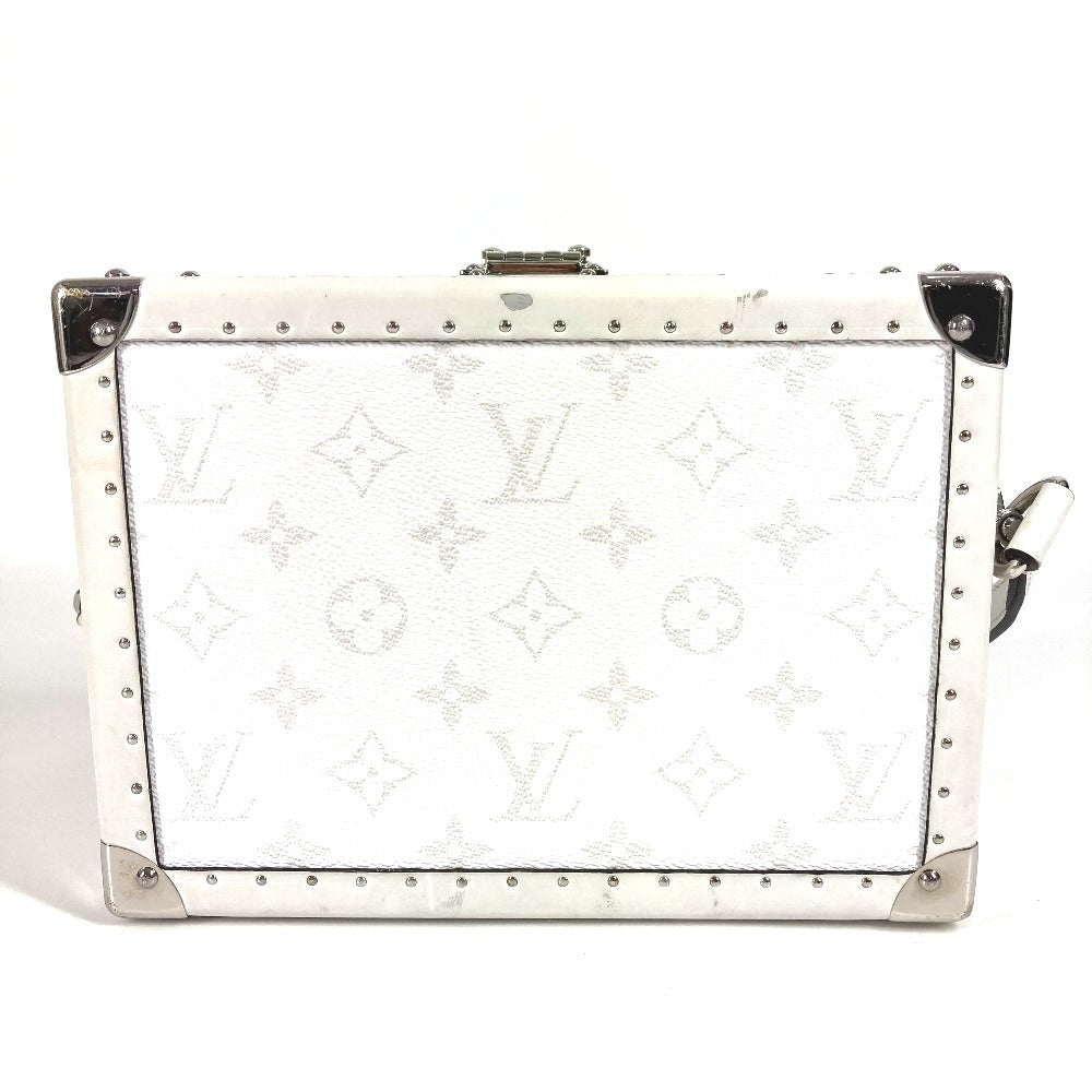 Louis Vuitton M11049 Taigarama Clutch Box Bag Crossbody Pochette Box Clutch Bag bahu beg monogram kanvas wanita putih