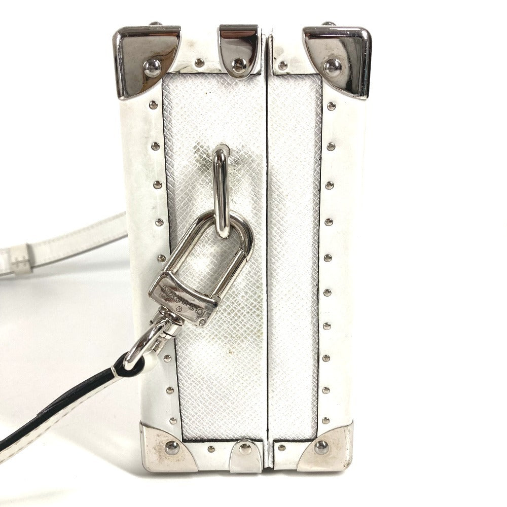 Louis Vuitton M11049 Taigarama Clutch Box Bag Crossbody Pochette Box Clutch Bag bahu beg monogram kanvas wanita putih