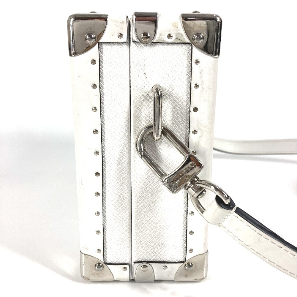 Louis Vuitton M11049 Taigarama Clutch Box Bag Crossbody Pochette Box Clutch Bag bahu beg monogram kanvas wanita putih