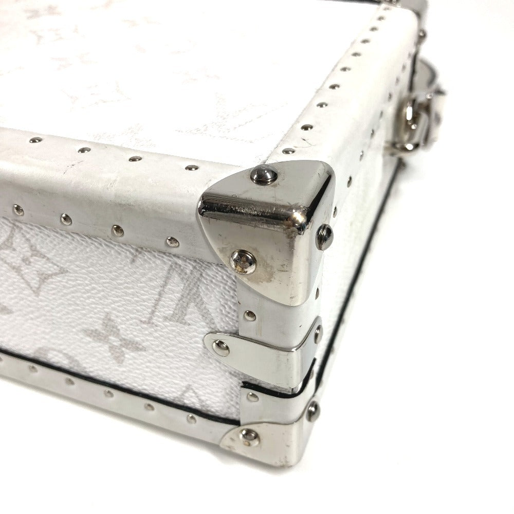 Louis Vuitton M11049 Taigarama Clutch Box Bag Crossbody Pochette Box Clutch Bag bahu beg monogram kanvas wanita putih