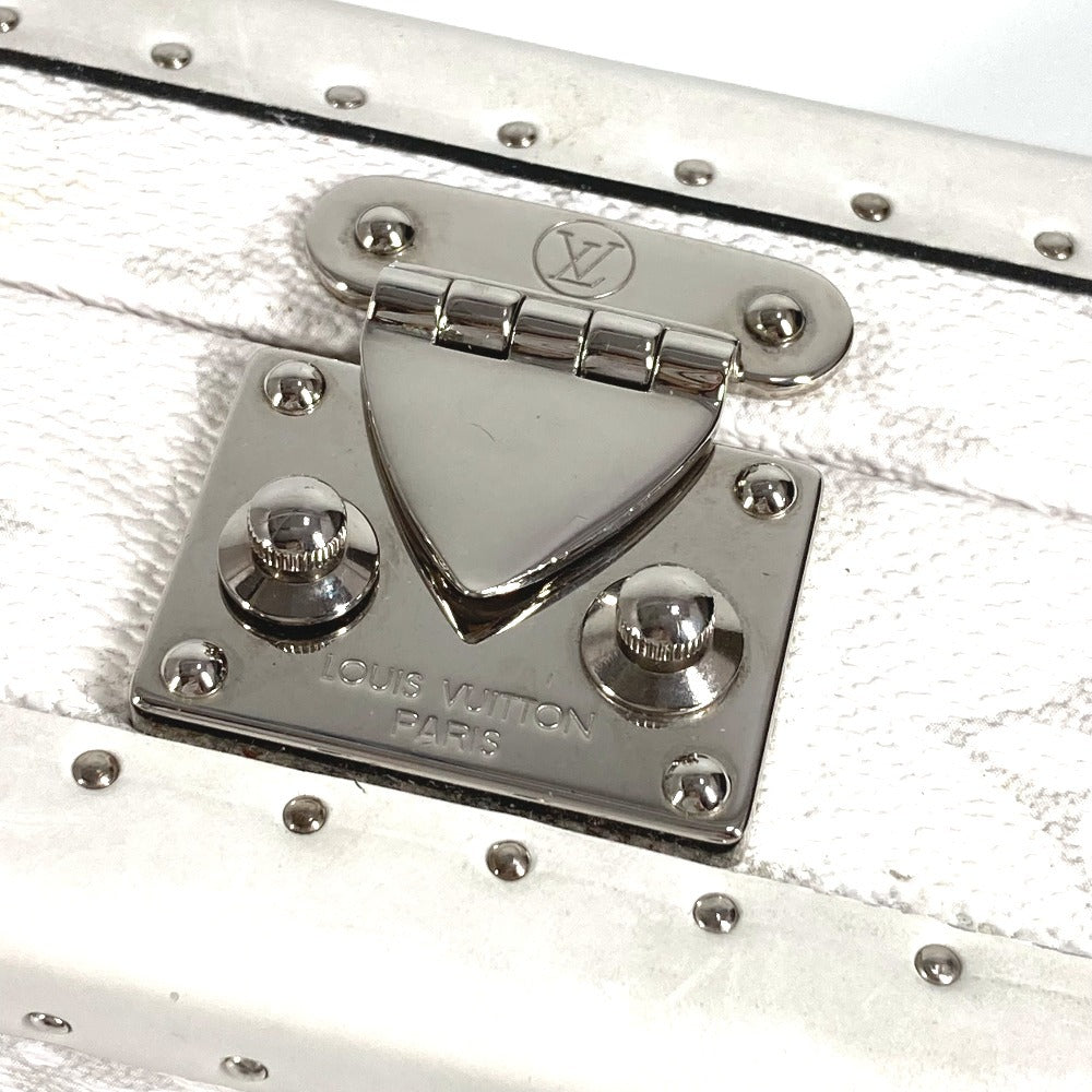 Louis Vuitton M11049 Taigarama Clutch Box Bag Crossbody Pochette Box Clutch Bag bahu beg monogram kanvas wanita putih