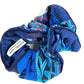 HERMES Claudia Hair Accessory Hair Tie Scrunchie Silk Ladies Blue