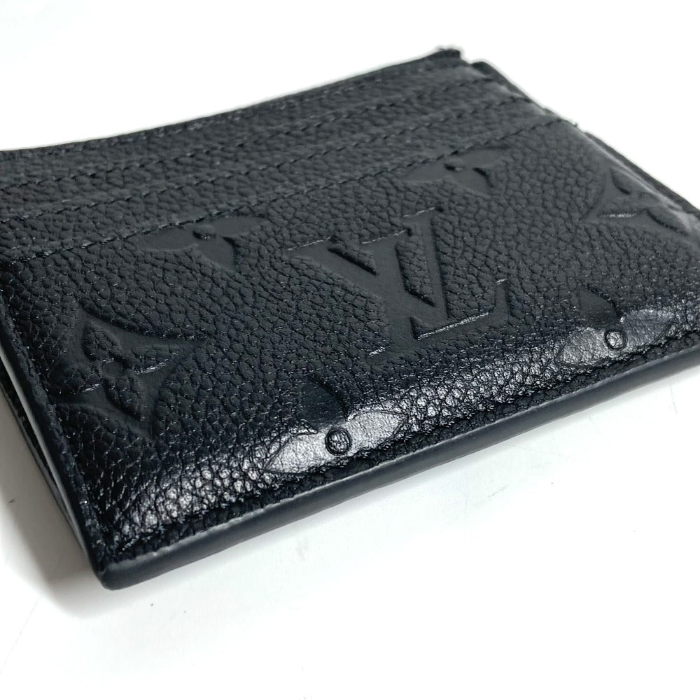 LOUIS VUITTON M82639 Monogram Empreinte Card Case Porto Cult Flora Wallet Coin Purse Business Card Holder Pass Case Coin Case Monogram Empreinte Leather Ladies Noir Black